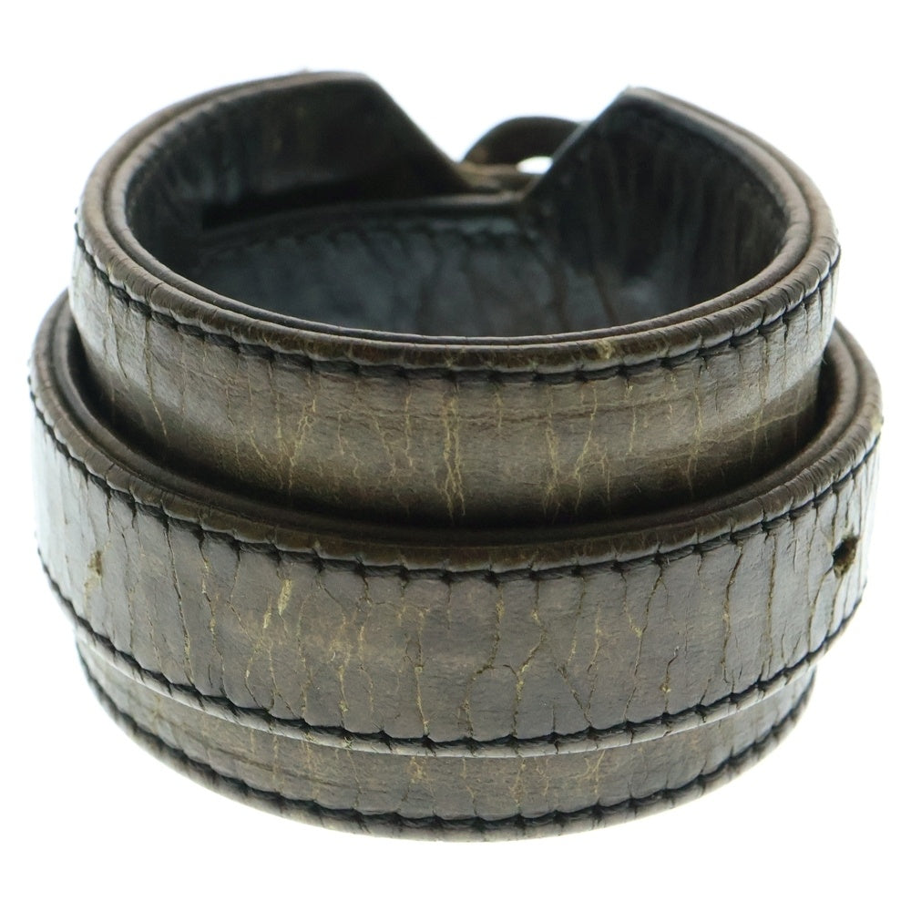 CHROME HEARTS(クロムハーツ) R&R ロックンロール レザーブレスレット