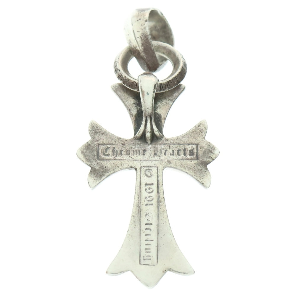 CHROME HEARTS(クロムハーツ) CH CRS SML W/BALE Wベイル スモールCHクロス ペンダントトップ シルバー BCA218