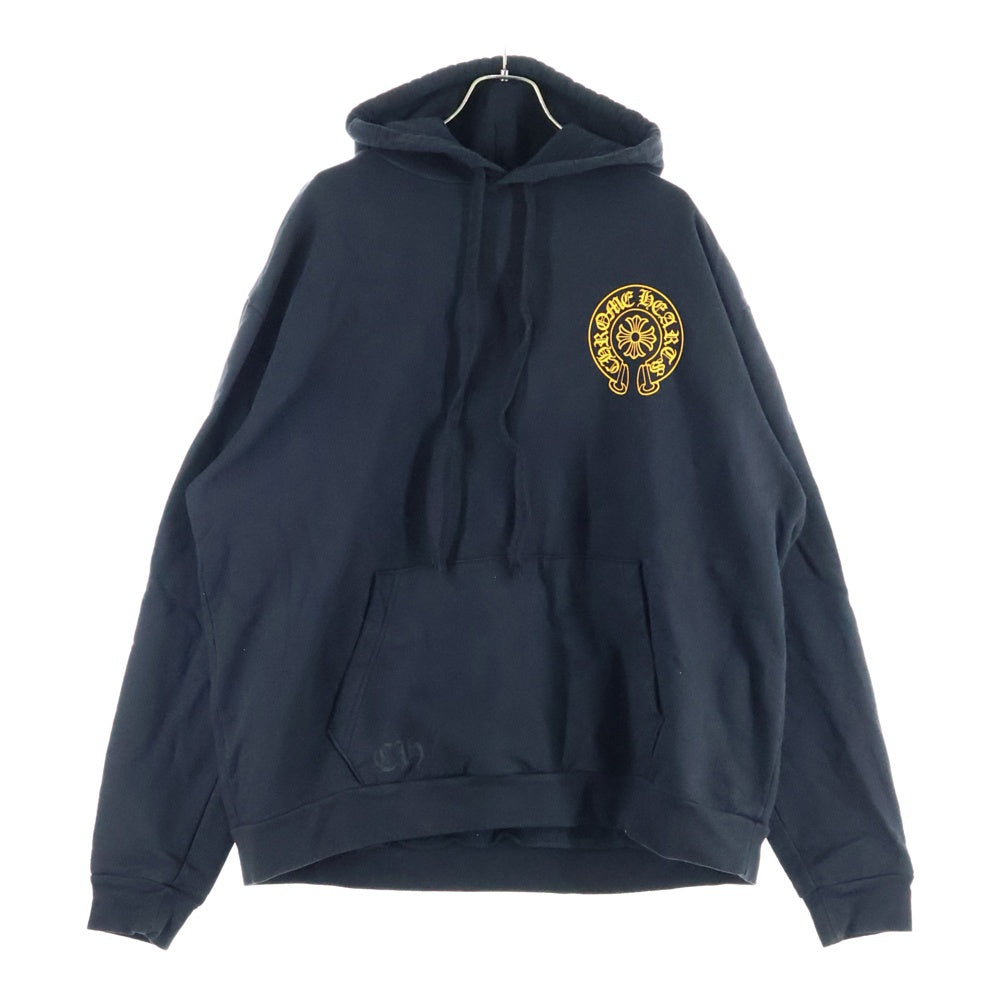 CHROME HEARTS(クロムハーツ) Horseshoe L/S HOODIE ホースシューバックプリントプルオーバーフーディー