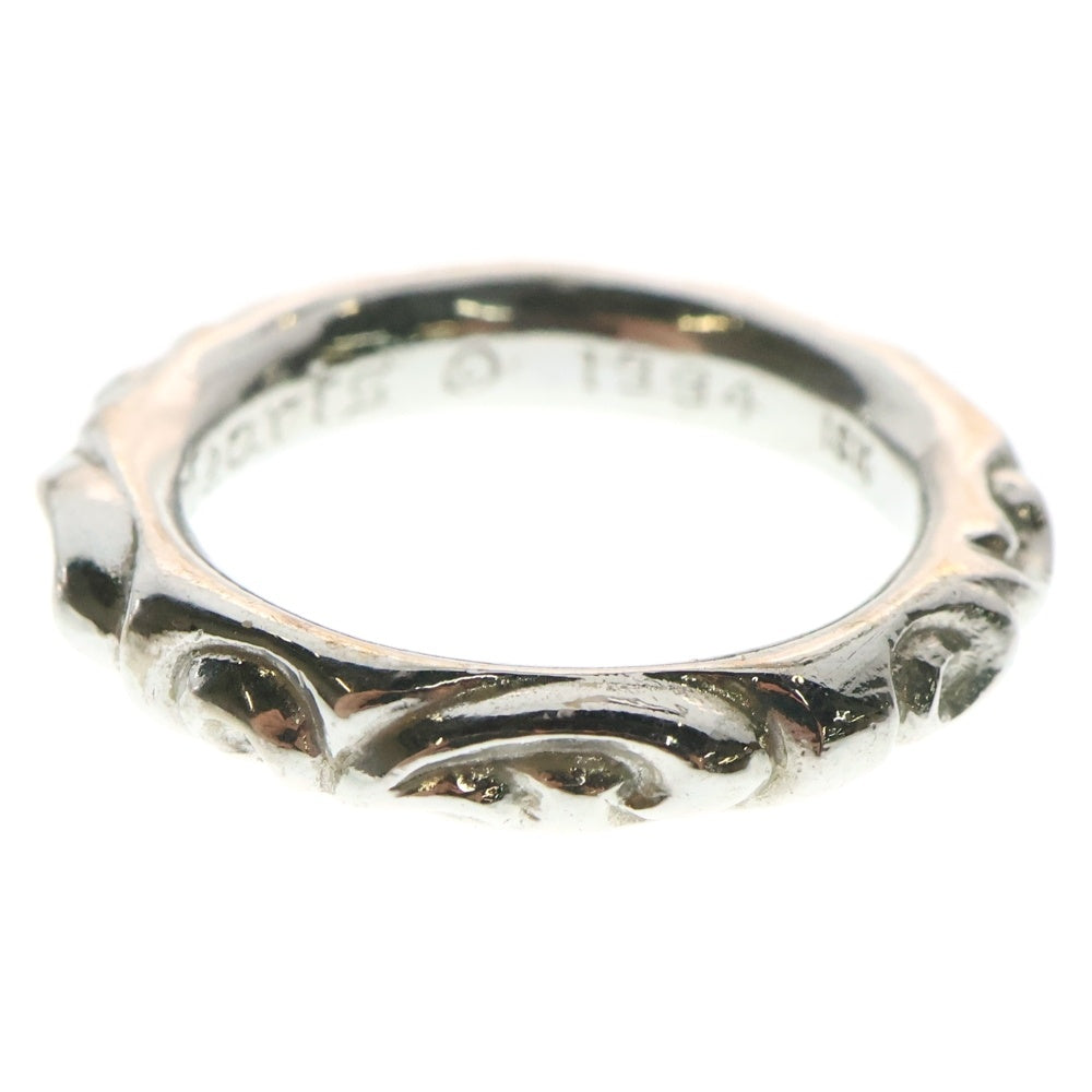 CHROME HEARTS(クロムハーツ) 18K SCRL BAND スクロールバンド リング ホワイトゴールド