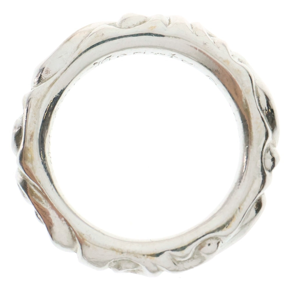 CHROME HEARTS(クロムハーツ) 18K SCRL BAND スクロールバンド リング ホワイトゴールド