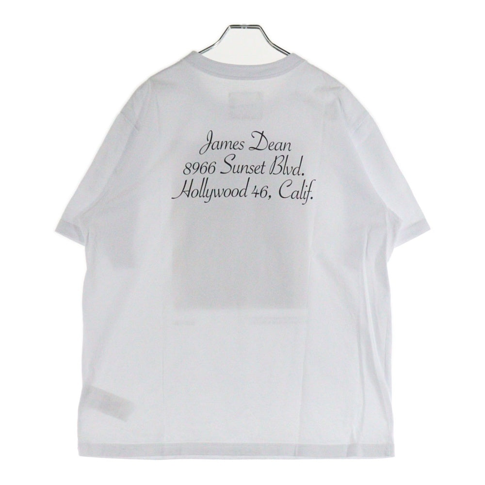 Sacai(サカイ) James Dean T-Shirt ジェームズディーン フォトプリント 半袖Tシャツ クルーネックカットソー ホワイト