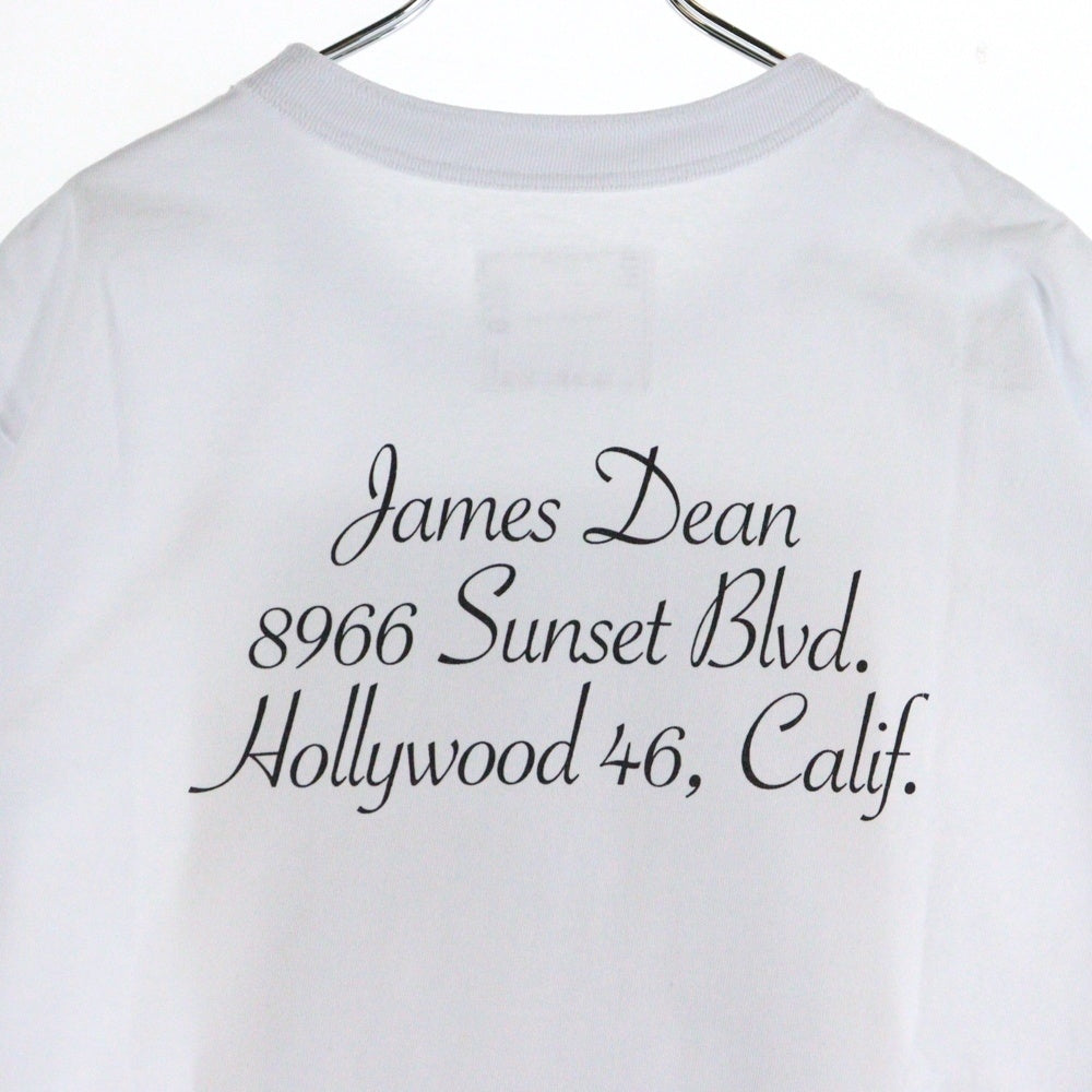 Sacai(サカイ) James Dean T-Shirt ジェームズディーン フォトプリント 半袖Tシャツ クルーネックカットソー ホワイト