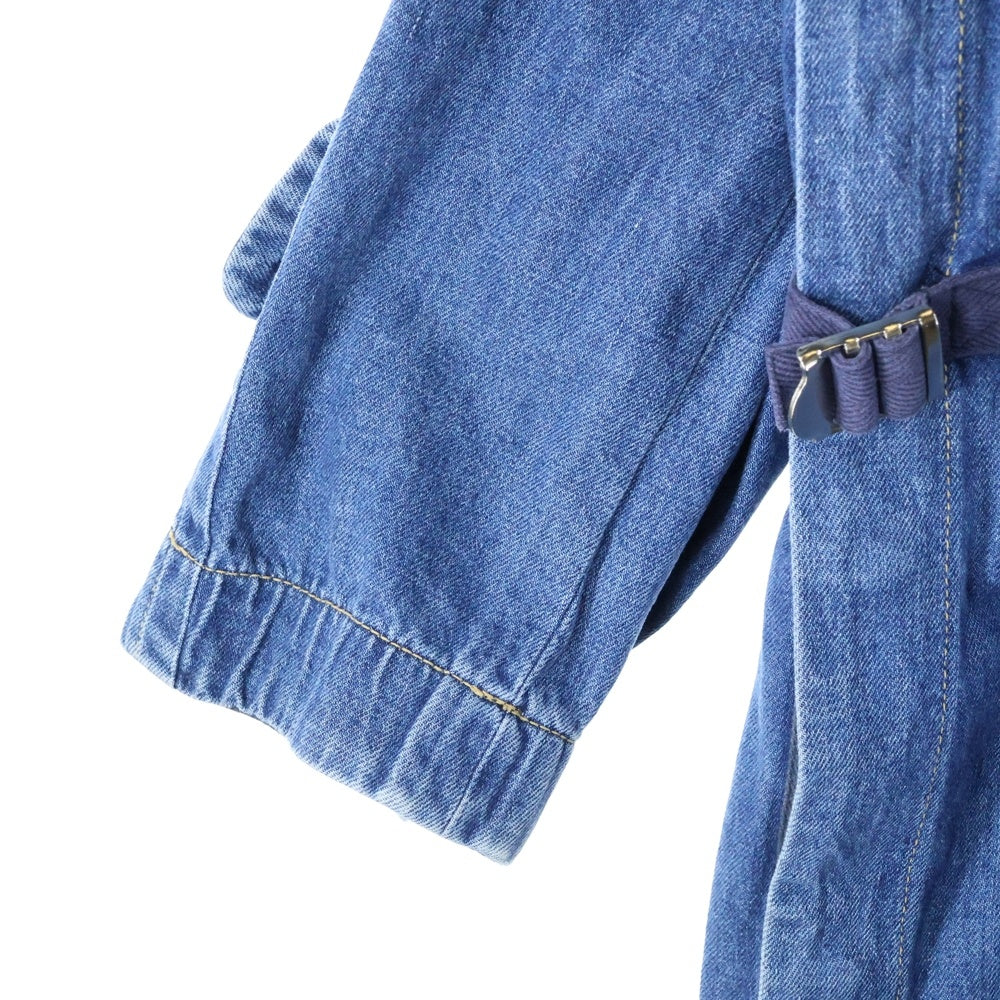 Sacai(サカイ) 23SS Denim Nylon Coat 23-02998M デニム ナイロン切替ロングコート ブルー