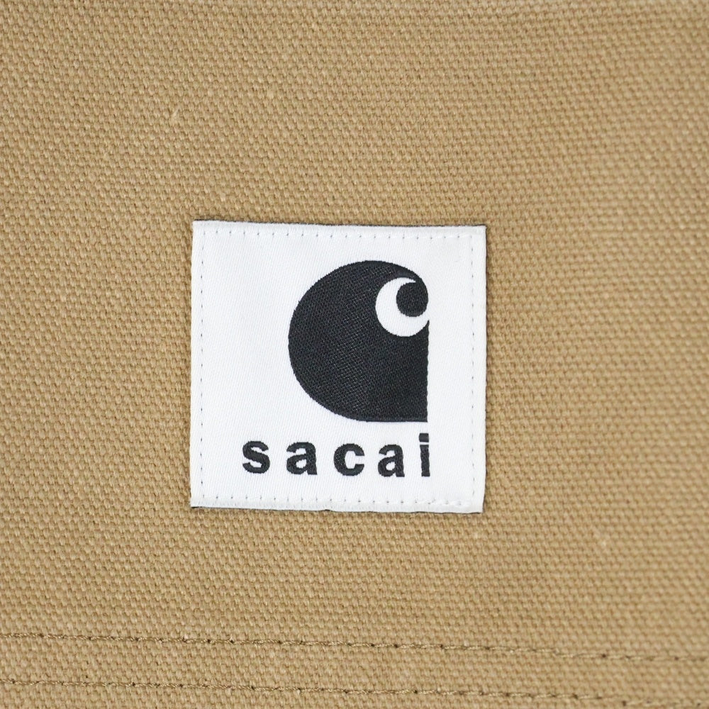 Sacai(サカイ) 23AW ×Carhartt WIP Canvas Pants カーハート キャンバスペインターパンツ ブラウン 23-0555S