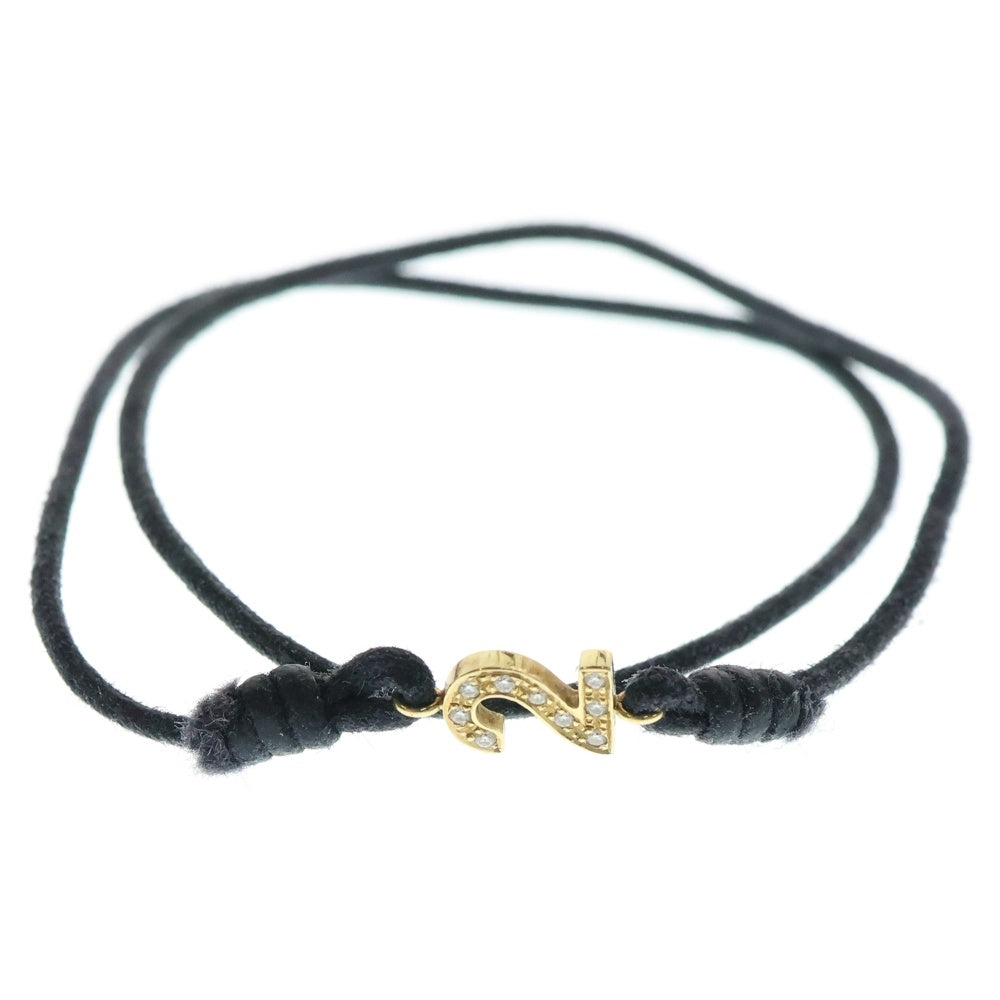 EYEFUNNY(アイファニー) K18YG NO.2 ダイヤモンド ナンバーブレスレット イエローゴールド