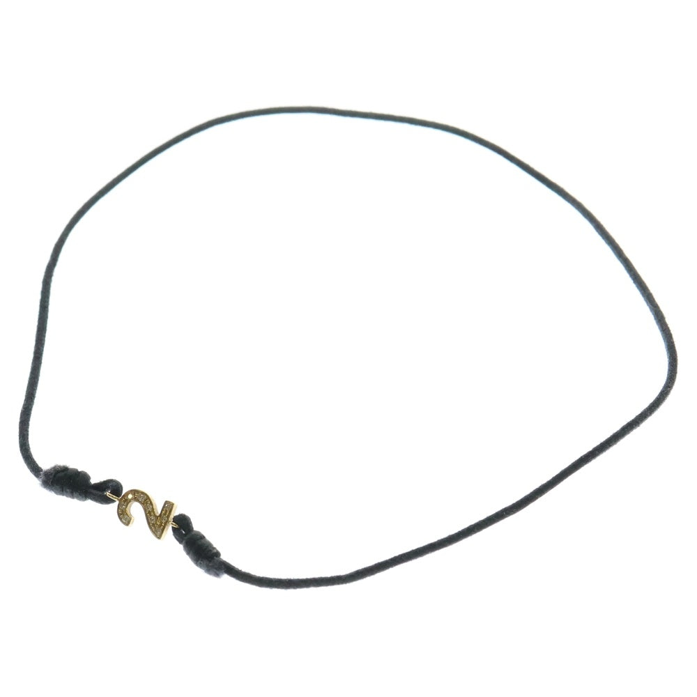 EYEFUNNY(アイファニー) K18YG NO.2 ダイヤモンド ナンバーブレスレット イエローゴールド