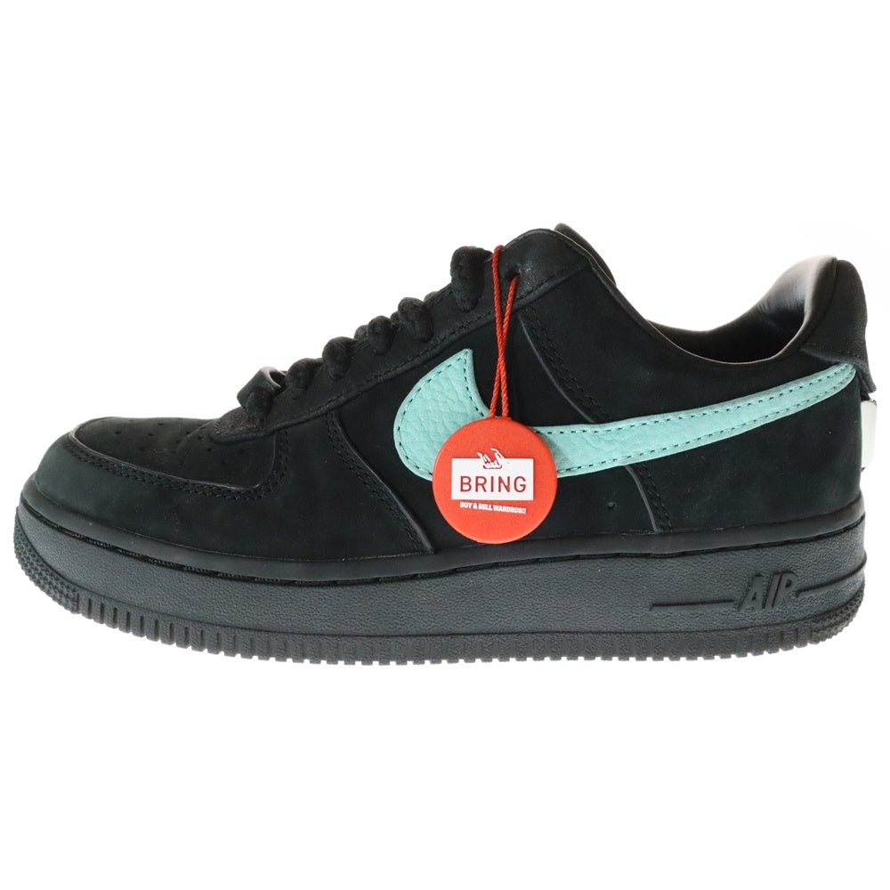 NIKE(ナイキ) × TIFFANY&CO AIR FORCE 1 LOW 1837 BLACK DZ1382-001 ティファニー エアフォース1 ローカットスニーカー シューズブラック US5/23.5cm