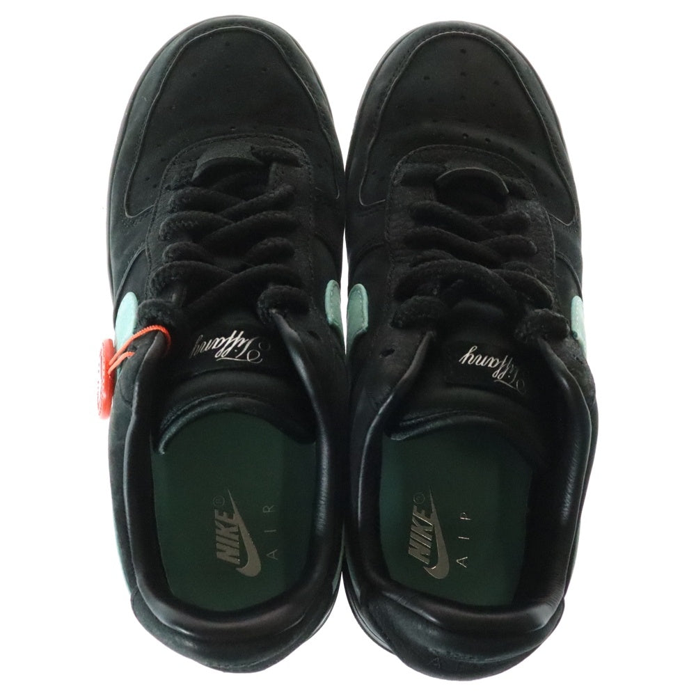 NIKE(ナイキ) × TIFFANY&CO AIR FORCE 1 LOW 1837 BLACK DZ1382-001 ティファニー エアフォース1 ローカットスニーカー シューズブラック US5/23.5cm