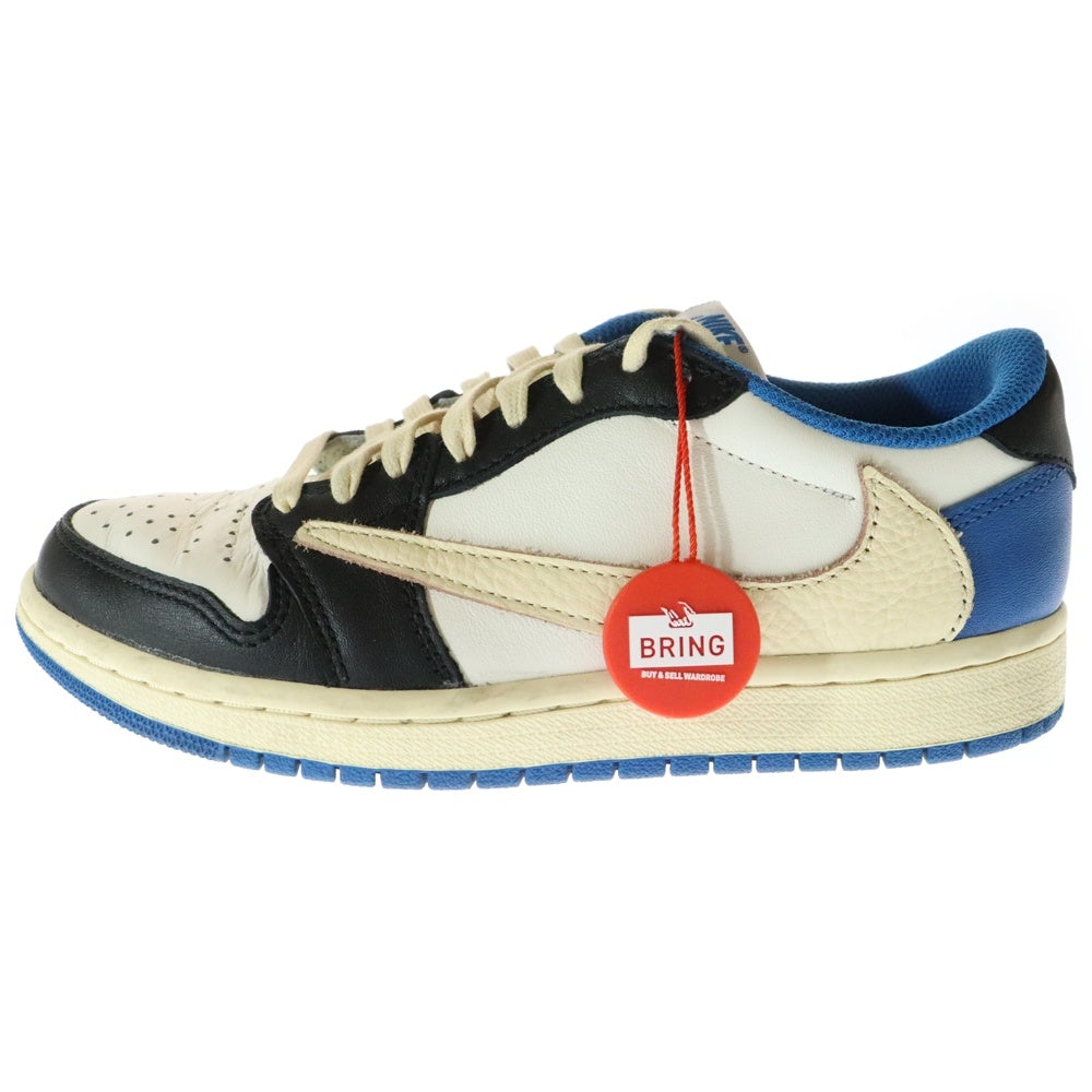 NIKE(ナイキ) ×TRAVIS SCOTT FRAGMENT DESIGN AIR JORDAN 1 LOW OG SP トラヴィススコット フラグメント エアジョーダン1 ローカットスニーカー US5/23.5cm DM7866-140