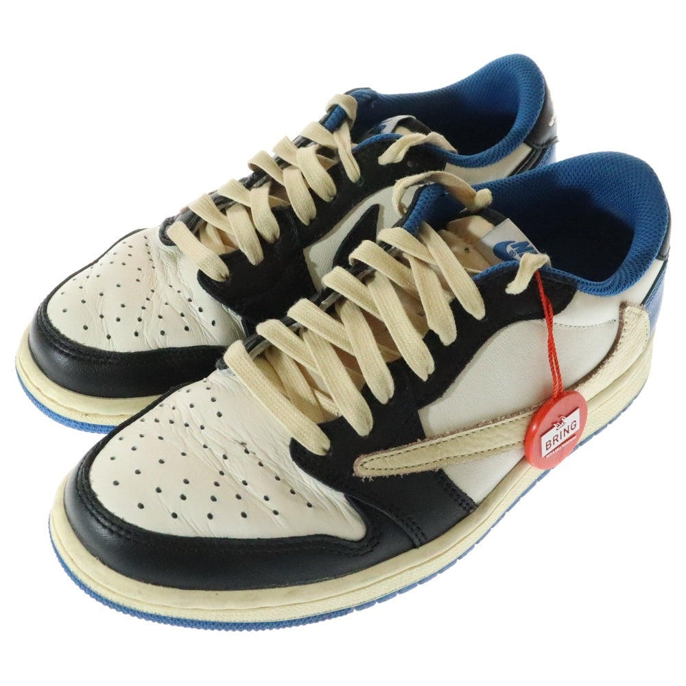 NIKE(ナイキ) ×TRAVIS SCOTT FRAGMENT DESIGN AIR JORDAN 1 LOW OG SP トラヴィススコット フラグメント エアジョーダン1 ローカットスニーカー US5/23.5cm DM7866-140