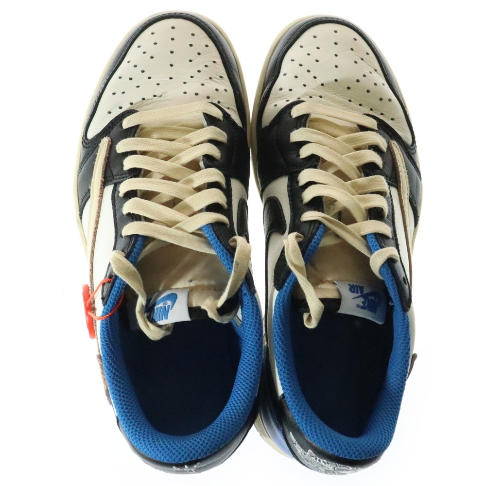 NIKE(ナイキ) ×TRAVIS SCOTT FRAGMENT DESIGN AIR JORDAN 1 LOW OG SP トラヴィススコット フラグメント エアジョーダン1 ローカットスニーカー US5/23.5cm DM7866-140