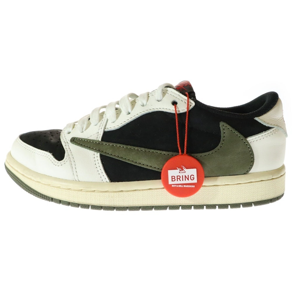 NIKE(ナイキ) WMNS AIR JORDAN 1 LOW OG SP MEDIUM OLIVE DZ4137-106 ウィメンズ トラヴィススコット エアジョーダン1ミディアムオリーブ ローカットスニーカー US6.5/23.5cm