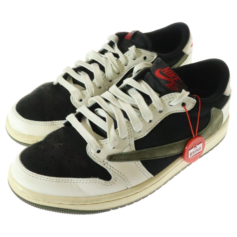 NIKE(ナイキ) WMNS AIR JORDAN 1 LOW OG SP MEDIUM OLIVE DZ4137-106 ウィメンズ トラヴィススコット エアジョーダン1ミディアムオリーブ ローカットスニーカー US6.5/23.5cm