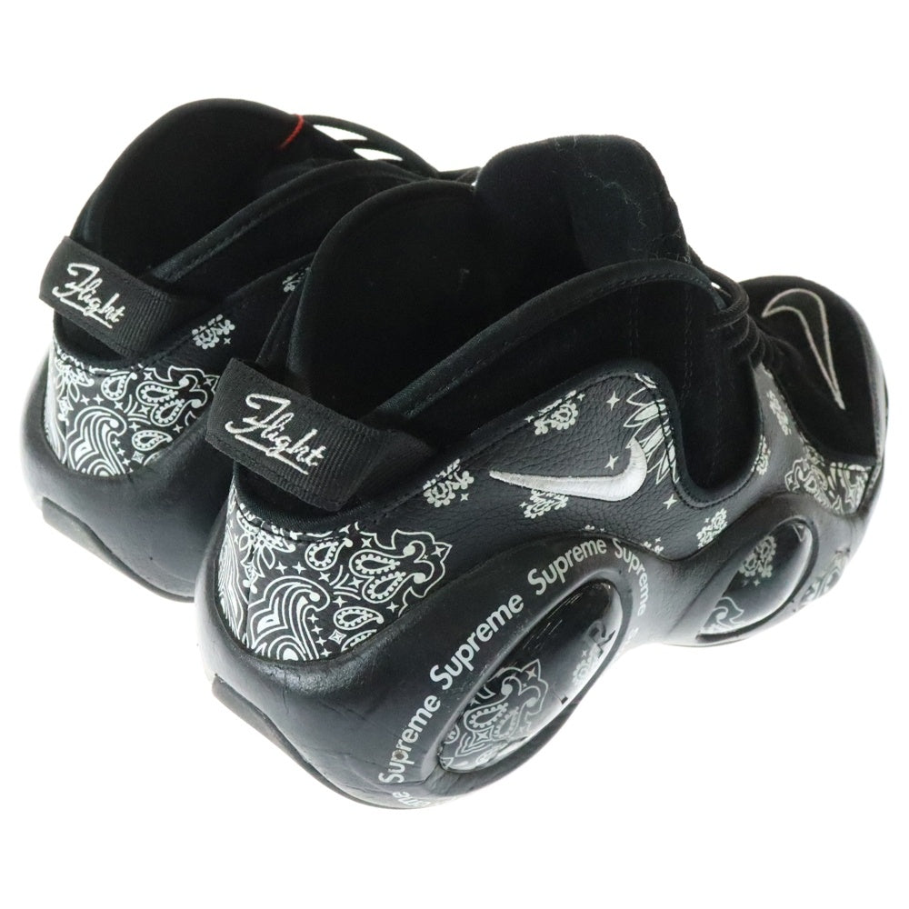 NIKE(ナイキ) 22SS×SUPREME AIR ZOOM FLIGHT 95 シュプリーム エアズーム フライト ハイカットスニーカー ブラック US10.5/28.5cm DJ8604-001