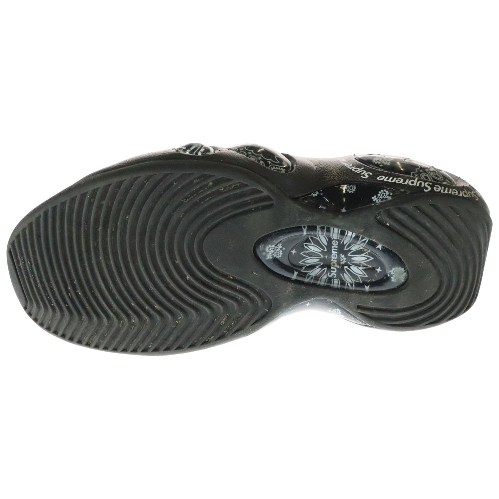 NIKE(ナイキ) 22SS×SUPREME AIR ZOOM FLIGHT 95 シュプリーム エアズーム フライト ハイカットスニーカー ブラック US10.5/28.5cm DJ8604-001
