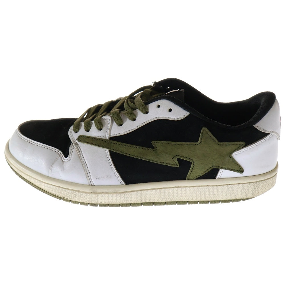 A BATHING APE(アベイシングエイプ) Indigo Studios LA BAPE STA OLIVES ベイプスタ ローカットスニーカー オリーブ US10/28cm