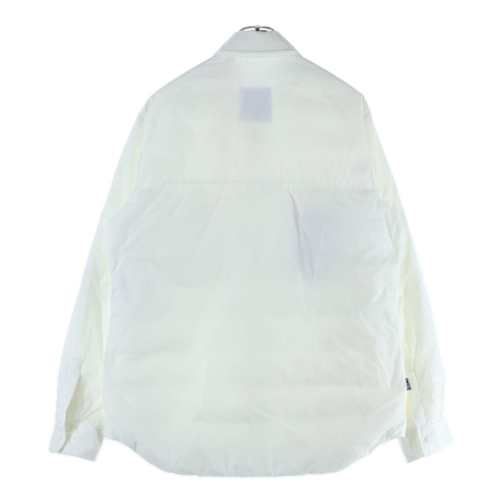 MONCLER(モンクレール) 20AW ×fragment design MAZEN Down Shirt Jacket フラグメントデザイン マゼン ダウンシャツジャケット ホワイト F209U1B50710