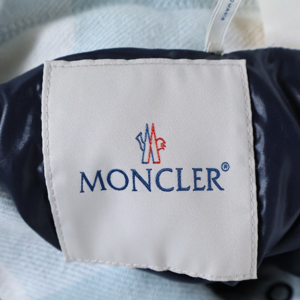 MONCLER(モンクレール) SIMMON GIUBBOTTO ダウンチェックシャツジャケット H209U1A00009