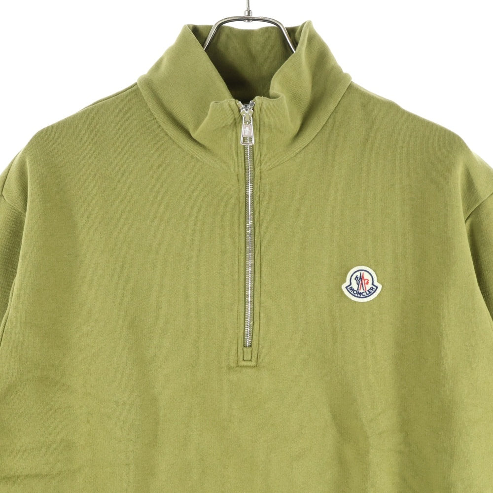 MONCLER(モンクレール) Half Zip Sweat Shirts J10918G00022 ハーフジップ スウェットトレーナー カーキ
