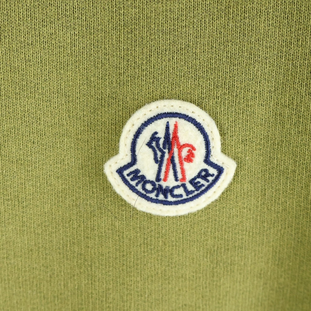 MONCLER(モンクレール) Half Zip Sweat Shirts J10918G00022 ハーフジップ スウェットトレーナー カーキ
