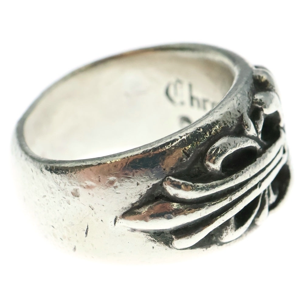CHROME HEARTS(クロムハーツ) FLRL CRS 1DIA フローラルクロスリング 1ダイヤ シルバー
