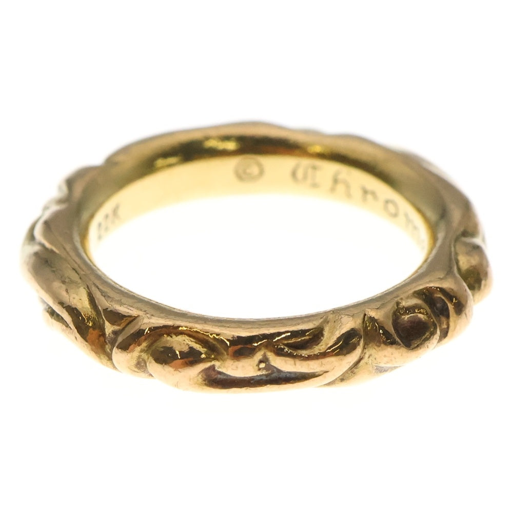 CHROME HEARTS(クロムハーツ) 22K SCRL BAND スクロールバンド リング ゴールド BCA416