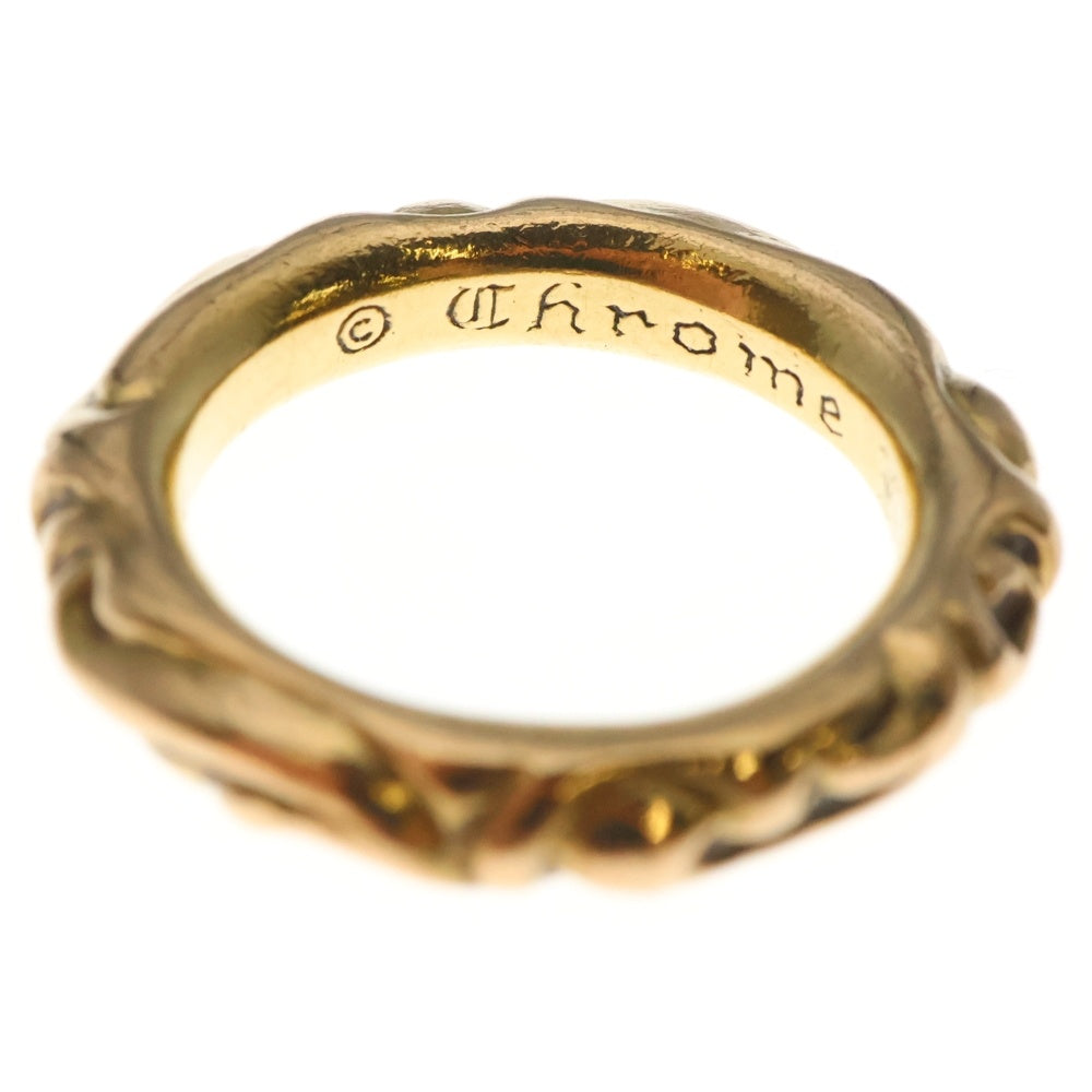 CHROME HEARTS(クロムハーツ) 22K SCRL BAND スクロールバンド リング ゴールド BCA416