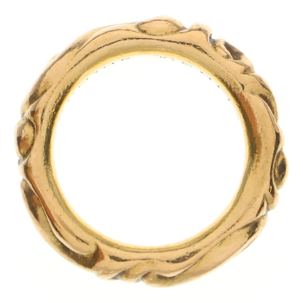 CHROME HEARTS(クロムハーツ) 22K SCRL BAND スクロールバンド リング ゴールド BCA416