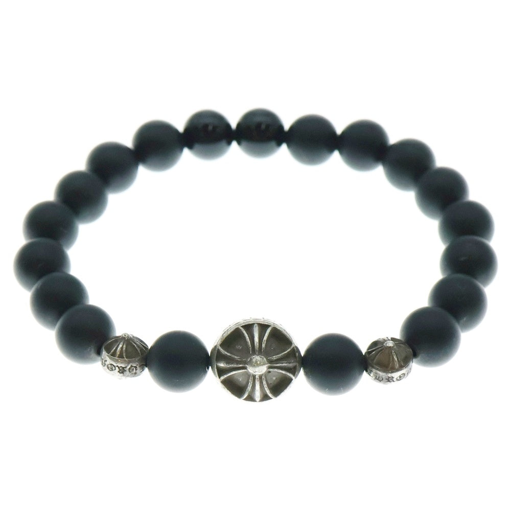 CHROME HEARTS(クロムハーツ) 8mm BEAD 8mmビーズブレス 8mmオニキスビーズブレスレット