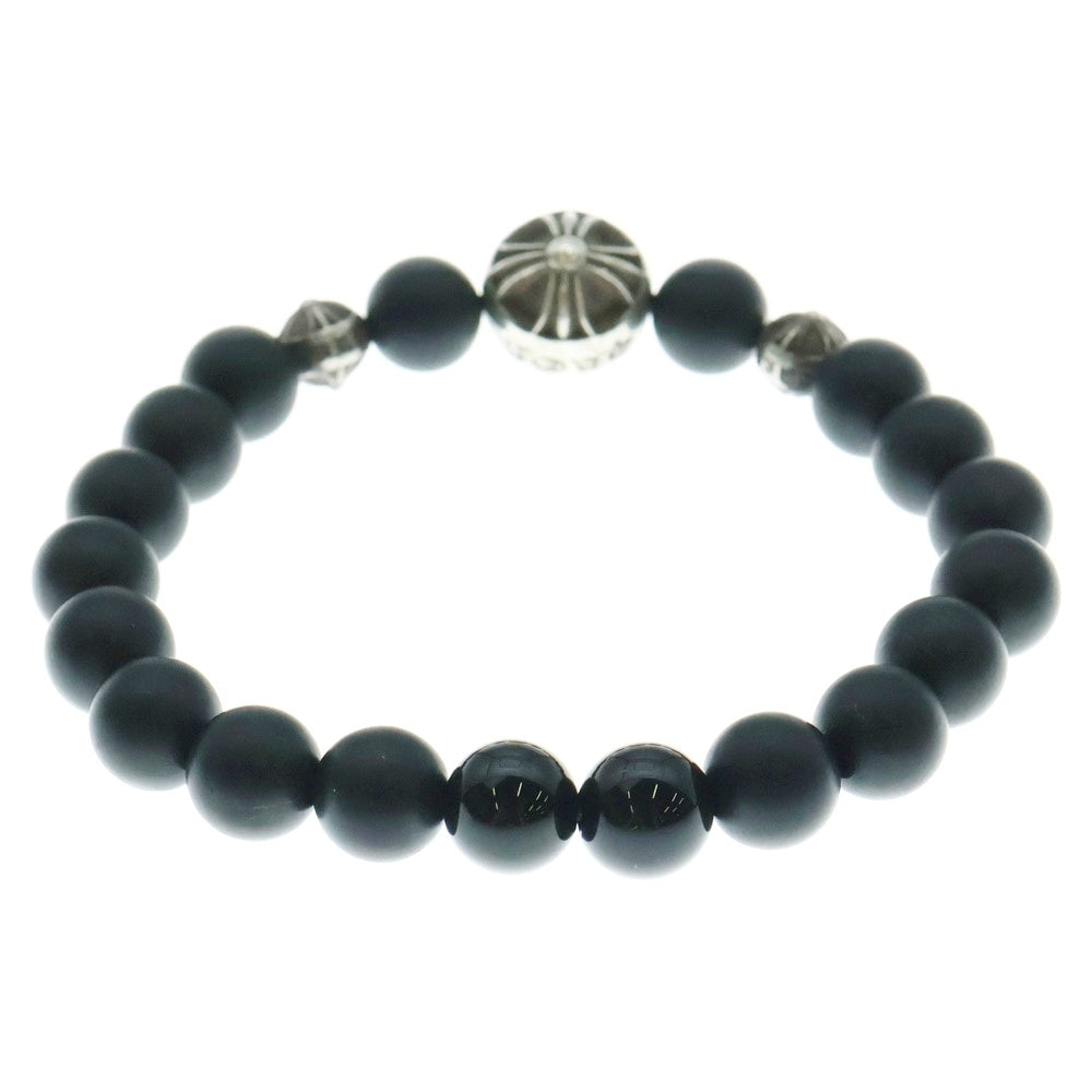 CHROME HEARTS(クロムハーツ) 8mm BEAD 8mmビーズブレス 8mmオニキスビーズブレスレット