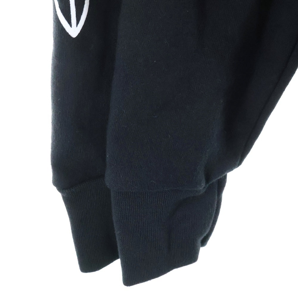 CHROME HEARTS(クロムハーツ) SWTSHRT PLVR バックホースシュー袖フローラルプリントスウェット