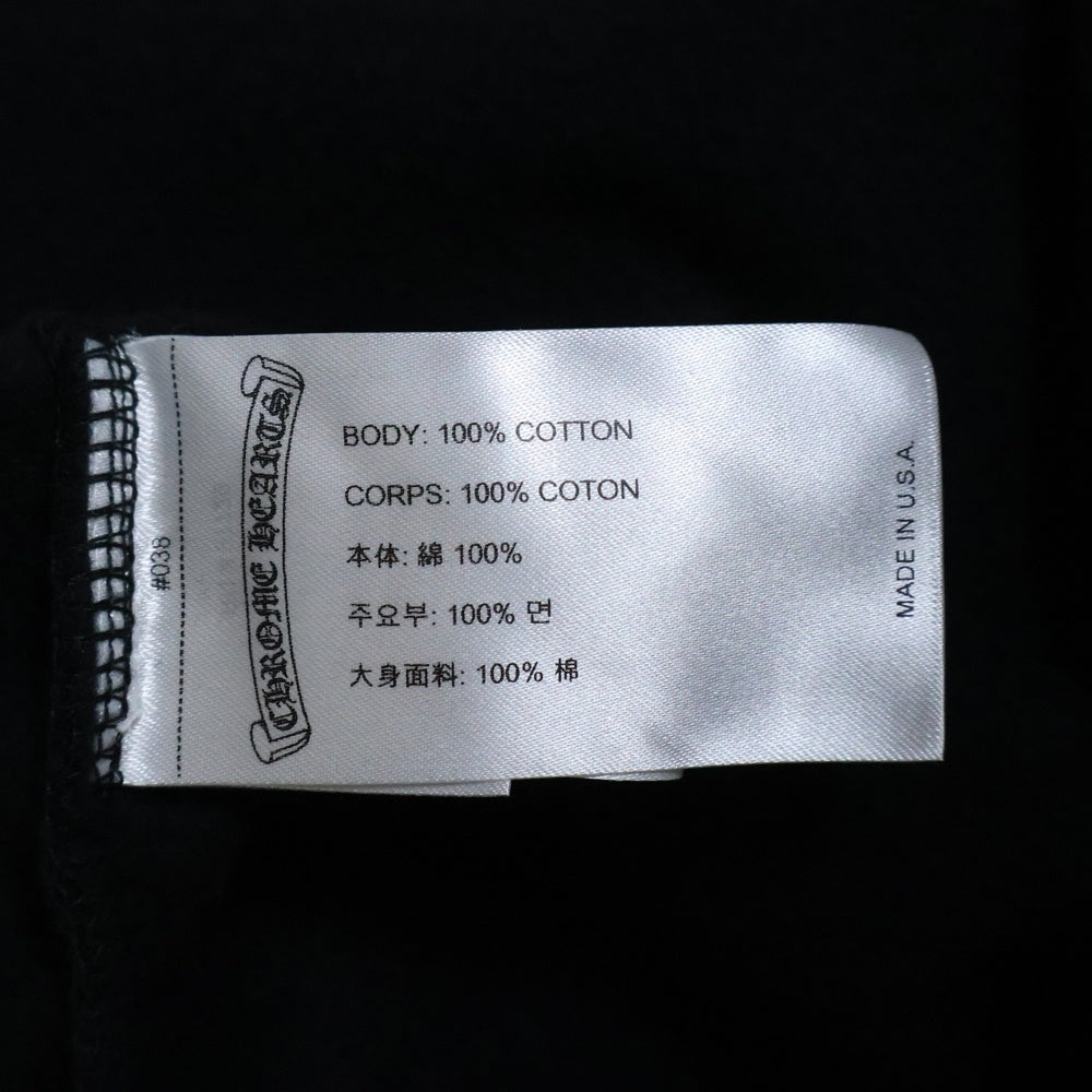 CHROME HEARTS(クロムハーツ) SWTSHRT PLVR バックホースシュー袖フローラルプリントスウェット