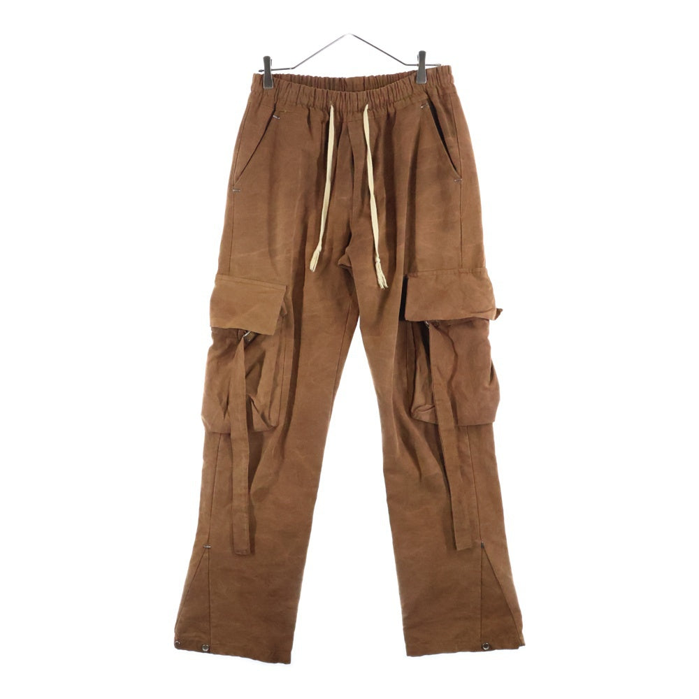 ASKYURSELF(アスクユアセルフ) KIM DUONG FLARE CARGO PANTS フレアカーゴパンツ ブラウン
