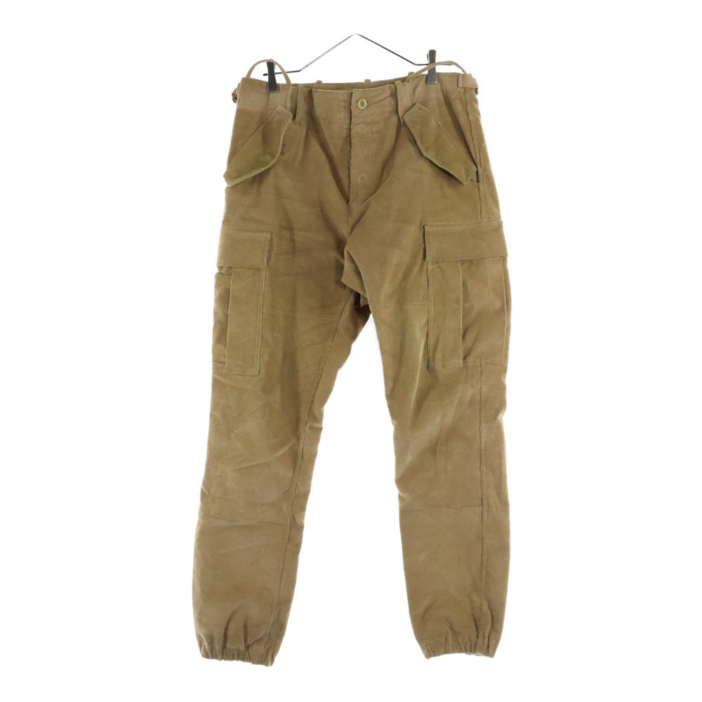 FAITH CONNEXION(フェイスコネクション) コーデュロイ カーゴパンツ ベージュ EMW21306