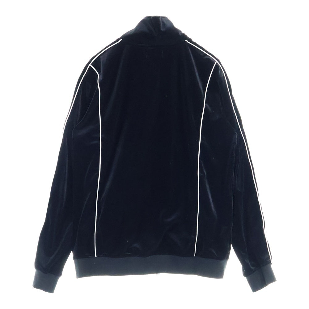 LAST NEST(ラスト ネスト) VELOUR TRACK JKT ロゴベロアジップトラックジャケット ブラック
