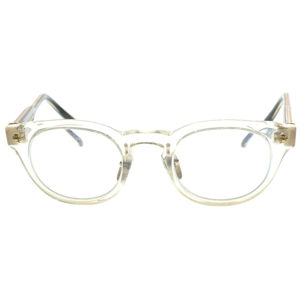 CHROME HEARTS(クロムハーツ) DINGALONGLINGLONG II CHプラスフレーム ボストンサングラス メガネ 眼鏡 アイウェア クリア