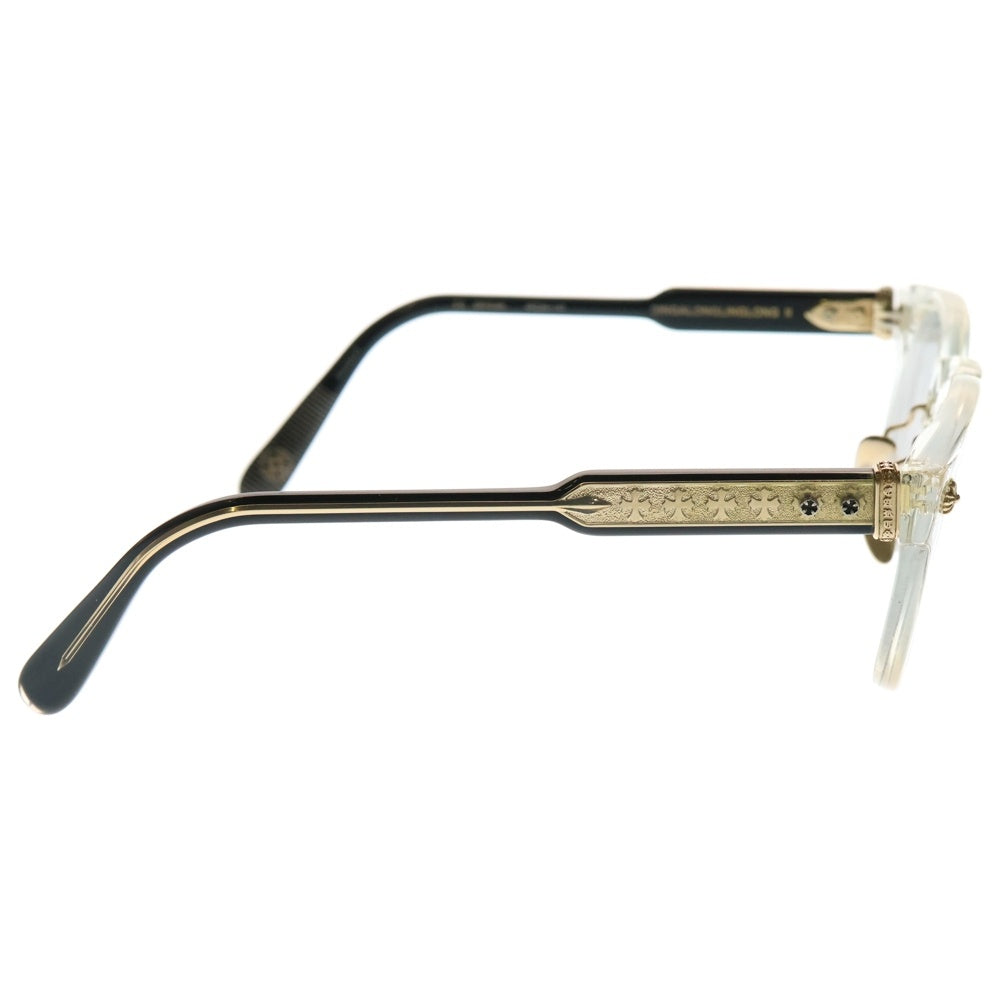 CHROME HEARTS(クロムハーツ) DINGALONGLINGLONG II CHプラスフレーム ボストンサングラス メガネ 眼鏡 アイウェア クリア