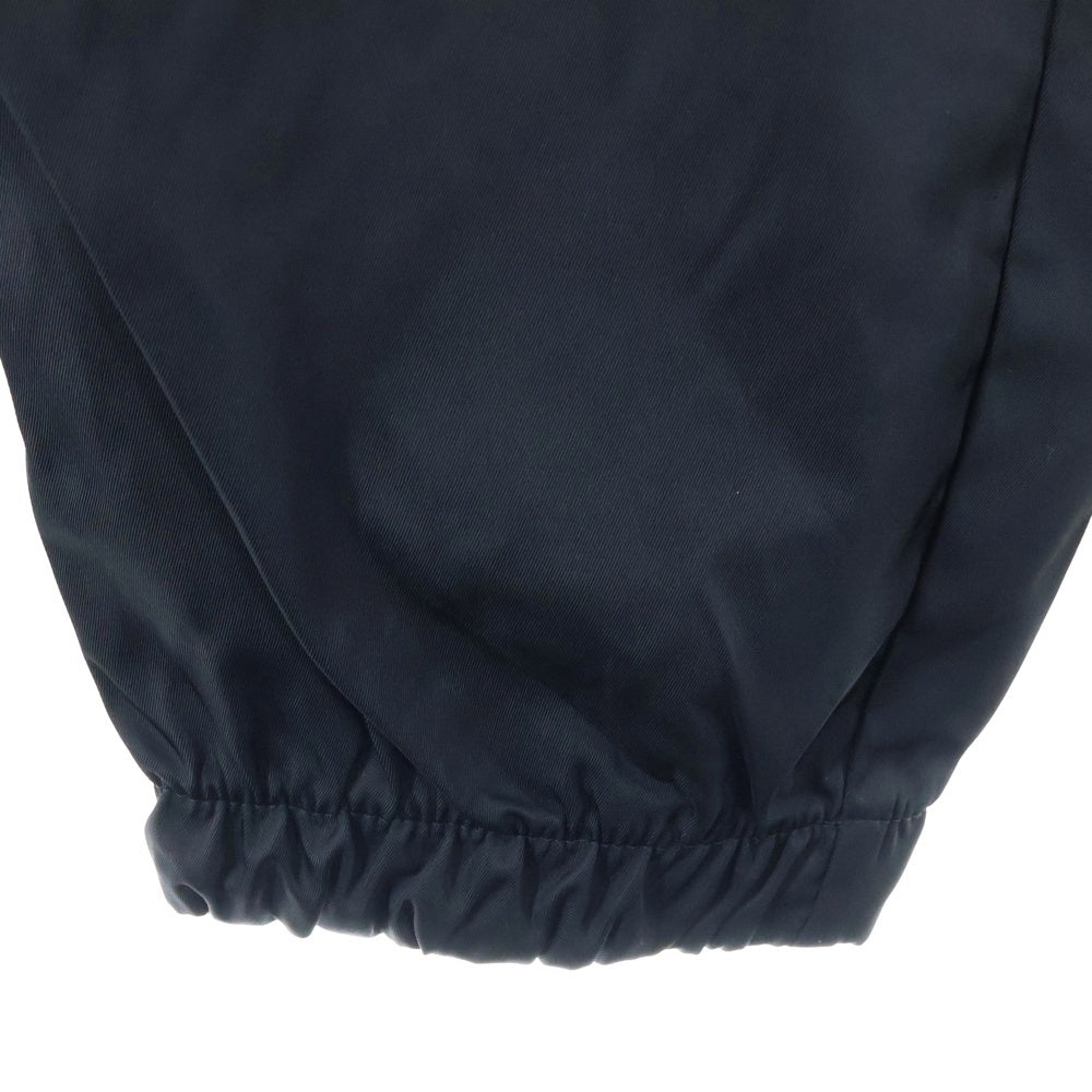 PRADA(プラダ) 21SS RE-NYLON トライアングルロゴプレート ナイロンカーゴロングパンツ ブラック SPH130 S211 1WQ8 三角ロゴ