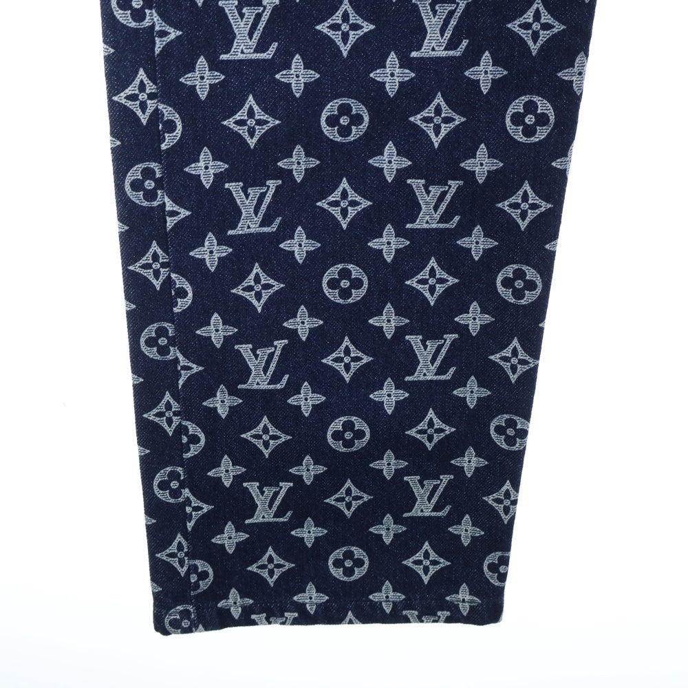 LOUIS VUITTON(ルイヴィトン) 18AW Monogram Regular Jeans RM182M GUO HFD11W モノグラム レギュラージーンズ デニムパンツ インディゴ
