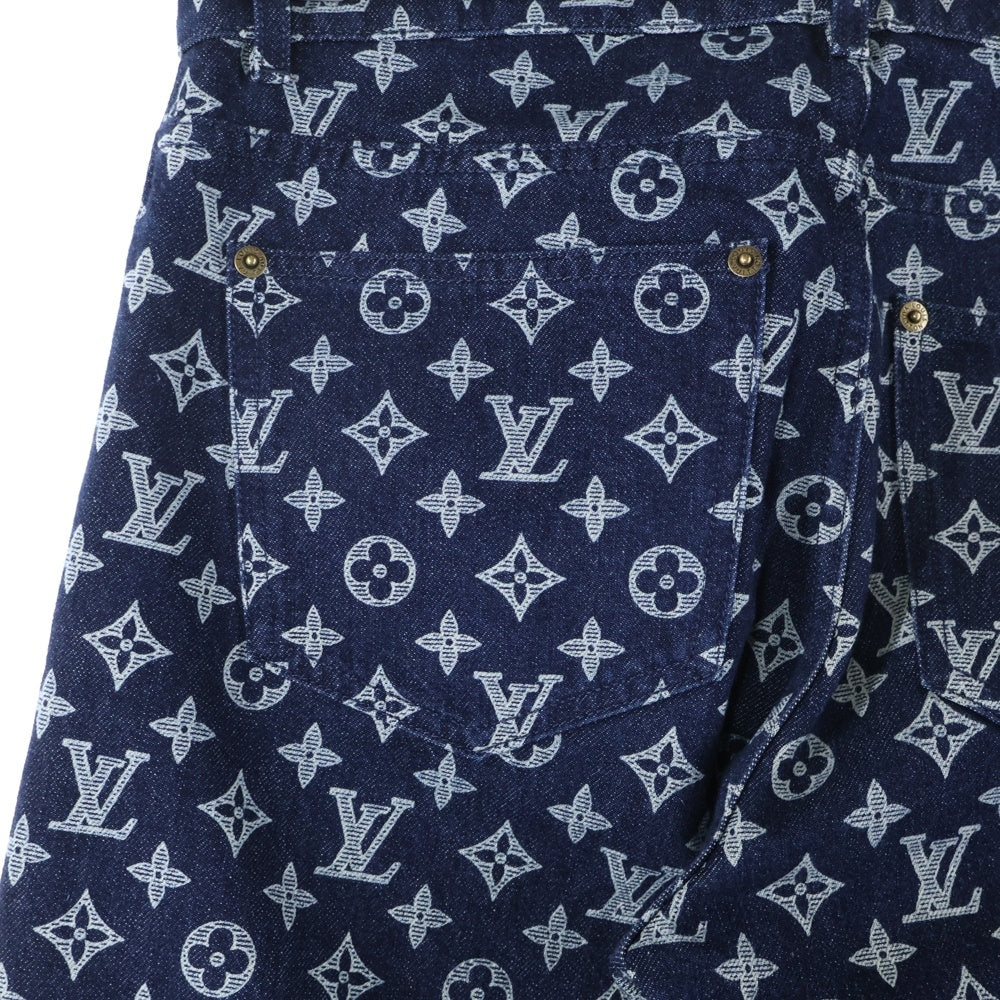 LOUIS VUITTON(ルイヴィトン) 18AW Monogram Regular Jeans RM182M GUO HFD11W モノグラム レギュラージーンズ デニムパンツ インディゴ