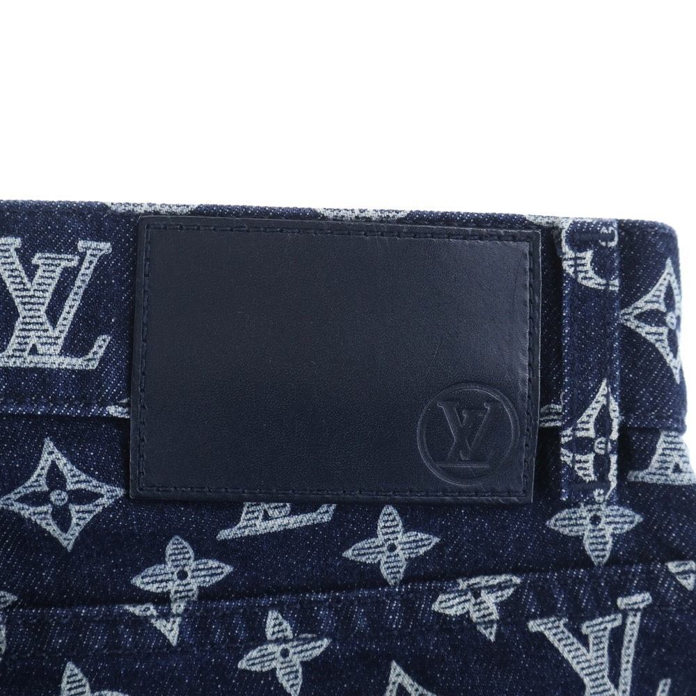 LOUIS VUITTON(ルイヴィトン) 18AW Monogram Regular Jeans RM182M GUO HFD11W モノグラム レギュラージーンズ デニムパンツ インディゴ