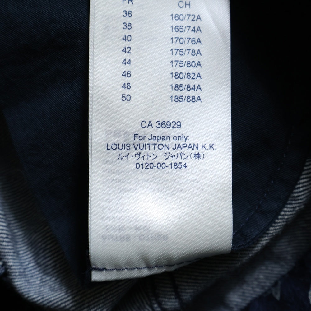 LOUIS VUITTON(ルイヴィトン) 18AW Monogram Regular Jeans RM182M GUO HFD11W モノグラム レギュラージーンズ デニムパンツ インディゴ
