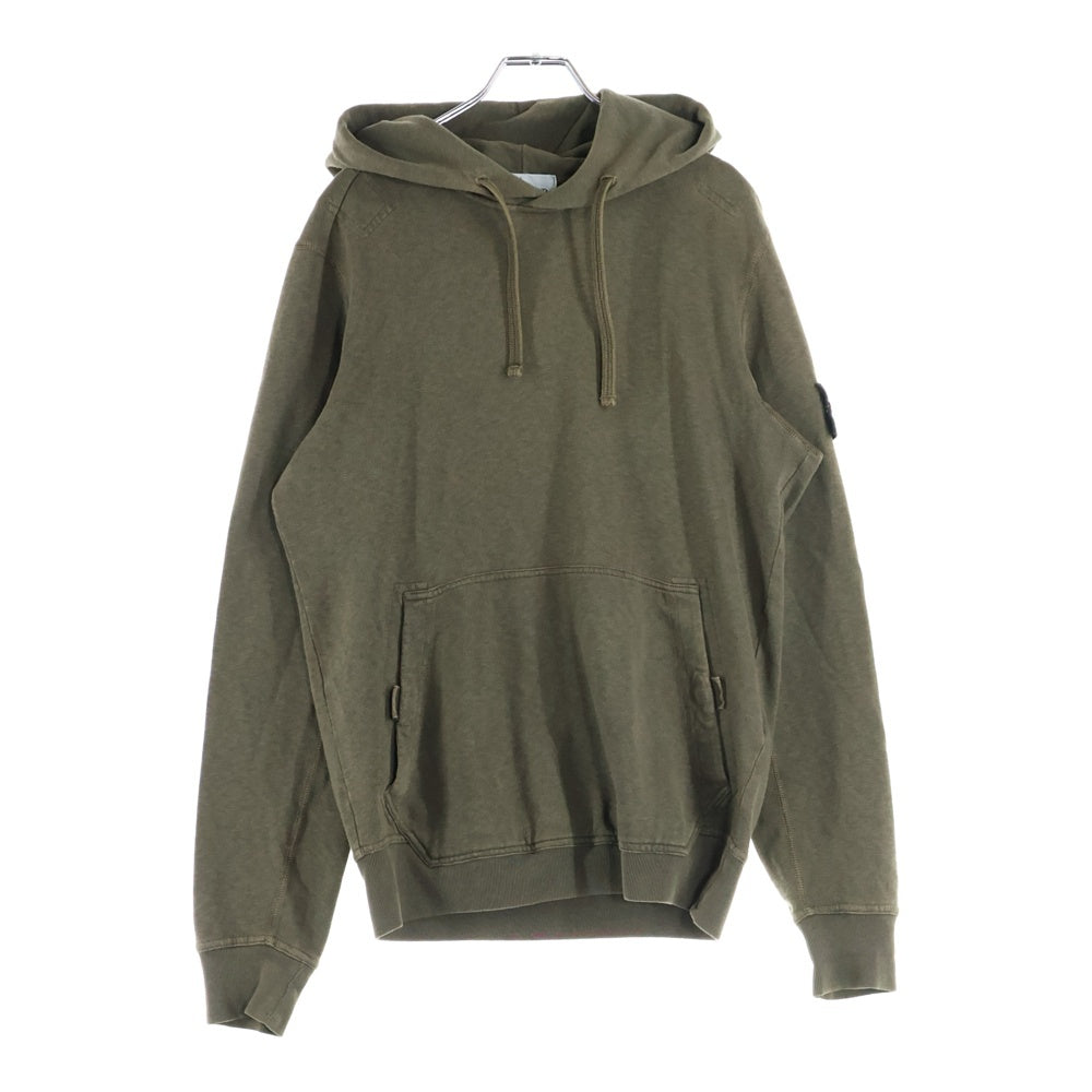 STONE ISLAND(ストーンアイランド) Garment Dyed Old Effect Hoodie 691566161 ガーメントダイ エフェクト プルオーバーパーカー フーディー カーキ