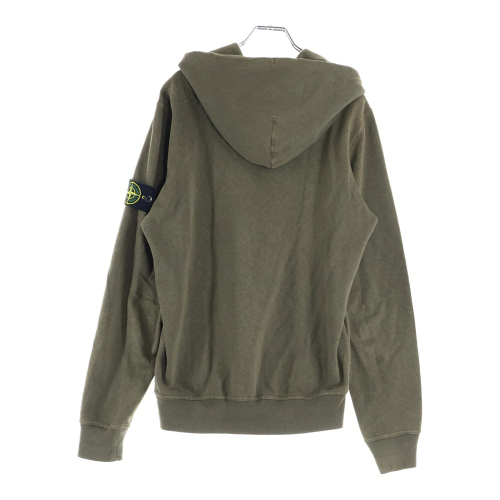 STONE ISLAND(ストーンアイランド) Garment Dyed Old Effect Hoodie 691566161 ガーメントダイ エフェクト プルオーバーパーカー フーディー カーキ