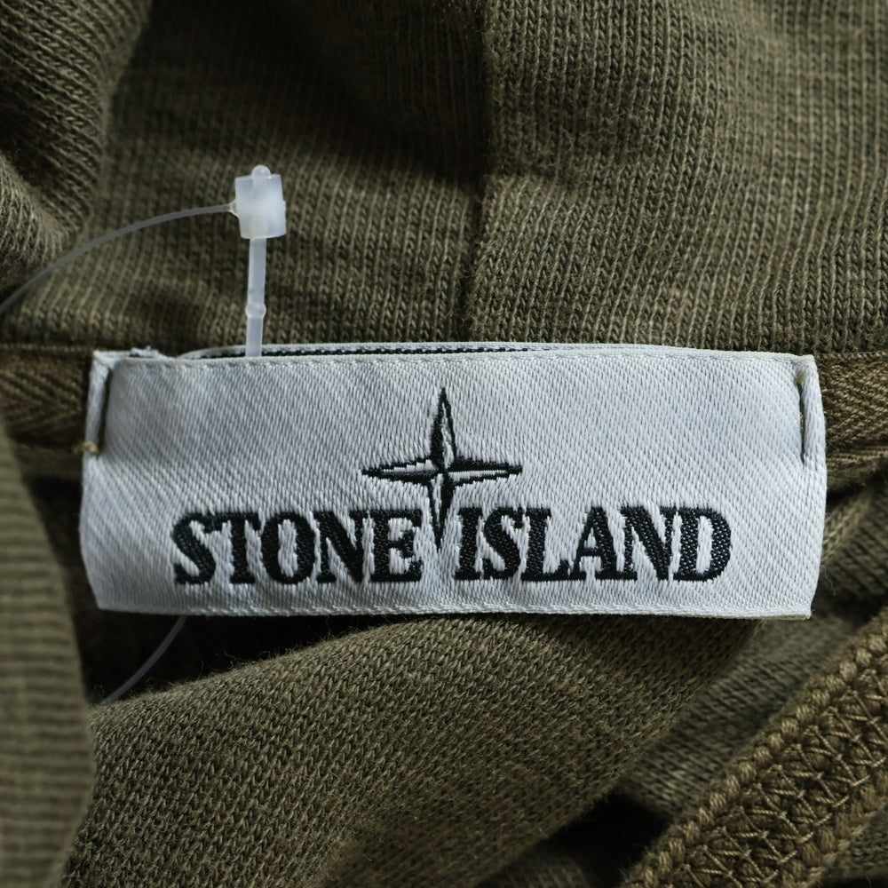 STONE ISLAND(ストーンアイランド) Garment Dyed Old Effect Hoodie 691566161 ガーメントダイ エフェクト プルオーバーパーカー フーディー カーキ