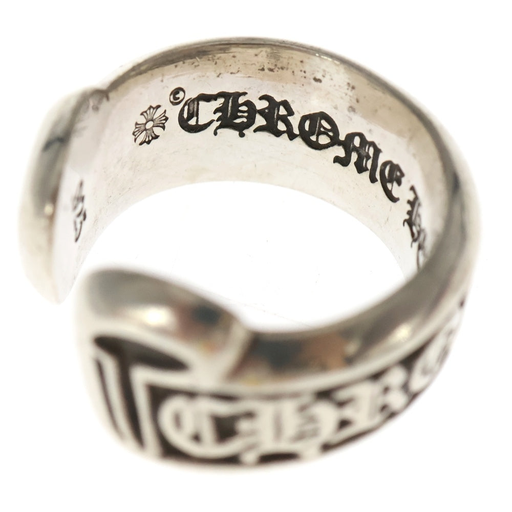 CHROME HEARTS(クロムハーツ) SM SCROLL LABEL スモールスクロールラベル リング シルバー BCA413