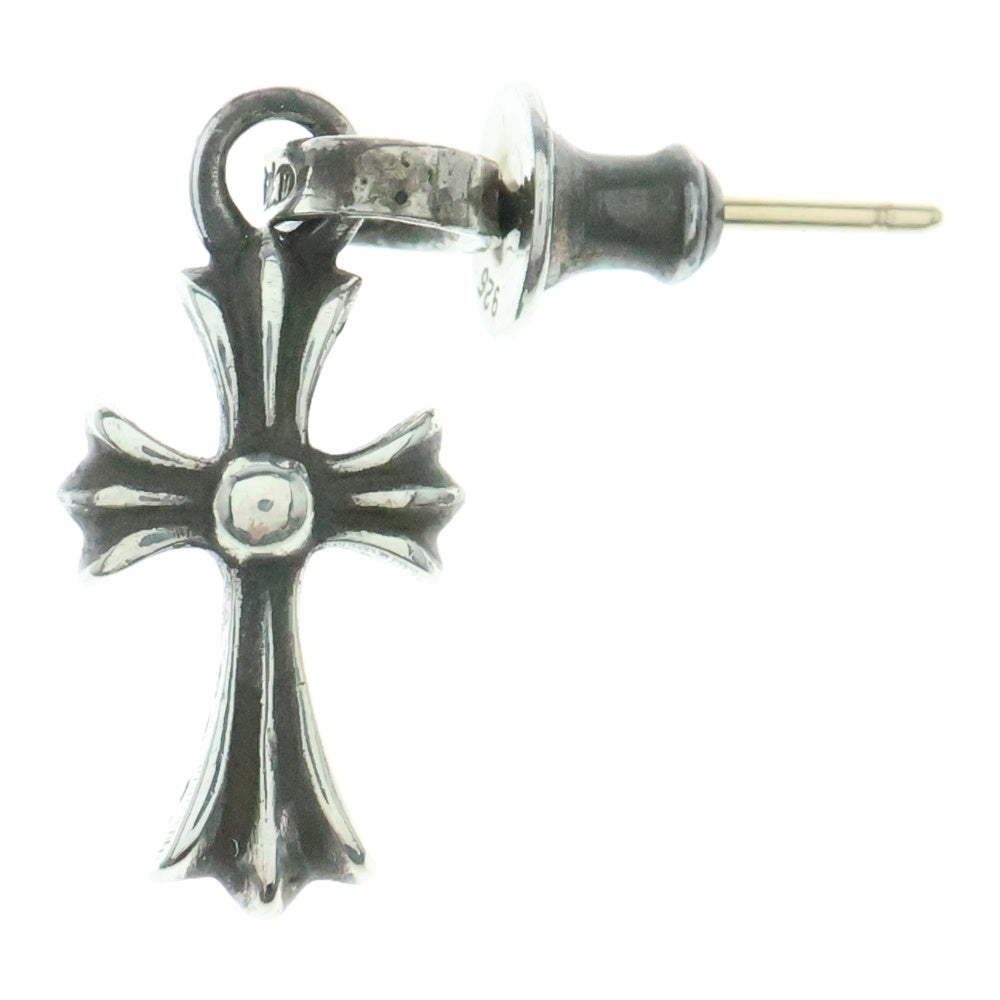 CHROME HEARTS(クロムハーツ) BBY F PPRCHN ベイビーファットクロス ドロップピアス シルバー BCA090