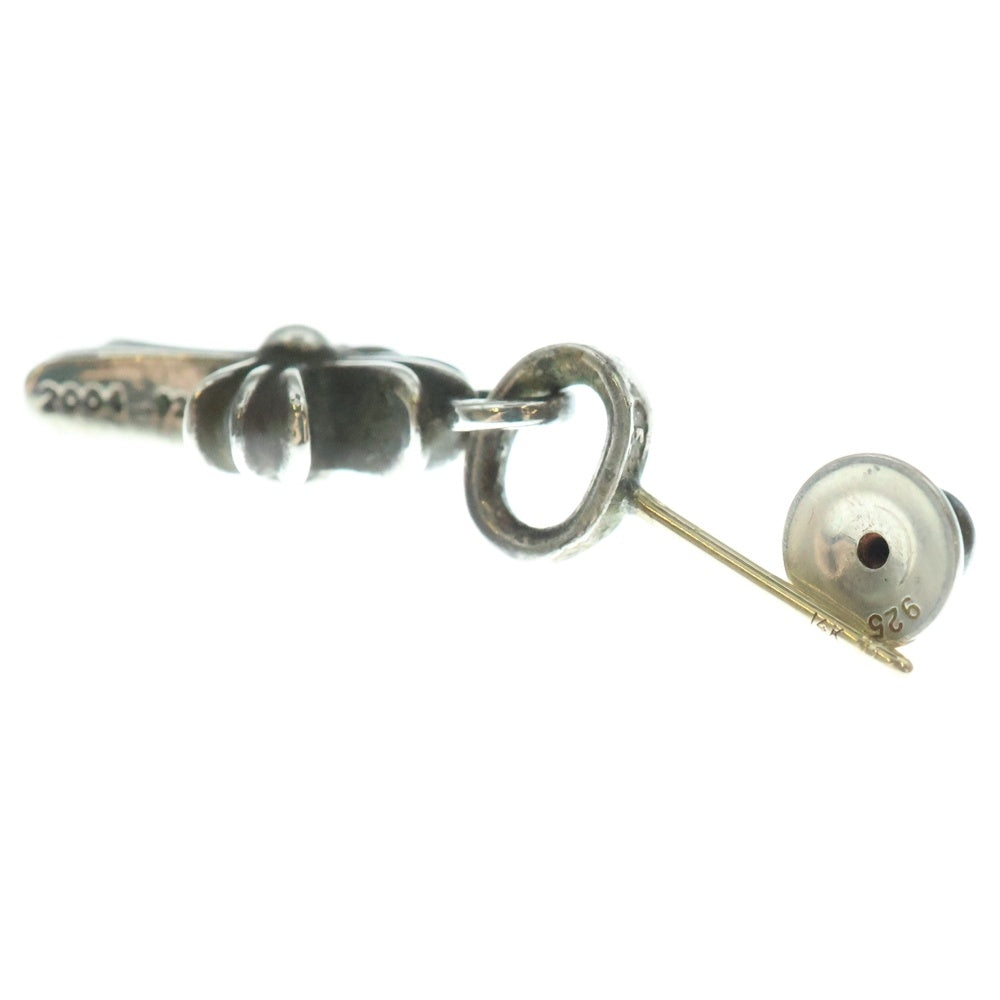 CHROME HEARTS(クロムハーツ) BBY F PPRCHN ベイビーファットクロス ドロップピアス シルバー BCA090
