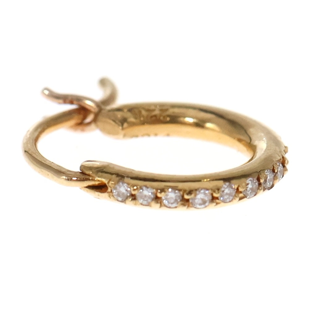 CHROME HEARTS(クロムハーツ) 22K HOOP TFL TINY P/D タイニーフープ PAVEダイヤ ピアス ゴールド